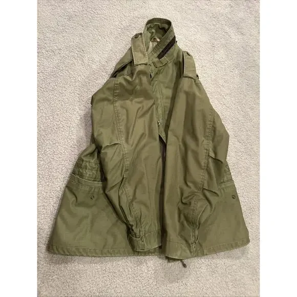 Vtg US Military Field Coat Jacket Mediun Regular Cold Weather Prestige Mfg.
